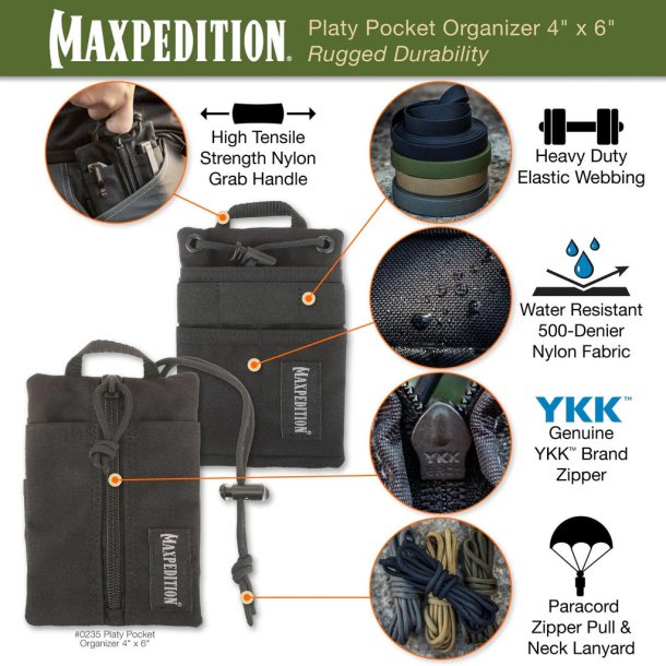 Maxpedition Platy Pocket organizer 4x6