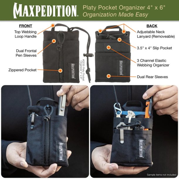 Maxpedition Platy Pocket organizer 4x6