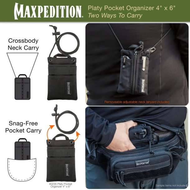 Maxpedition Platy Pocket organizer 4x6