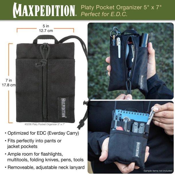 Maxpedition Platy Pocket Organizer 5x7