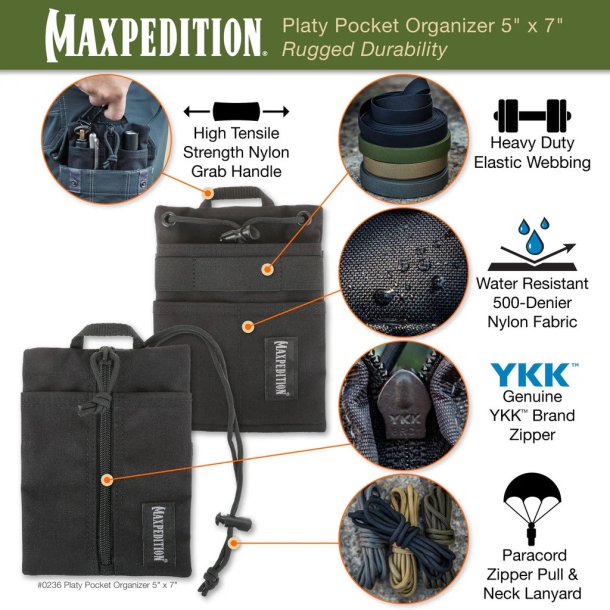 Maxpedition Platy Pocket Organizer 5x7