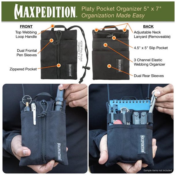 Maxpedition Platy Pocket Organizer 5x7