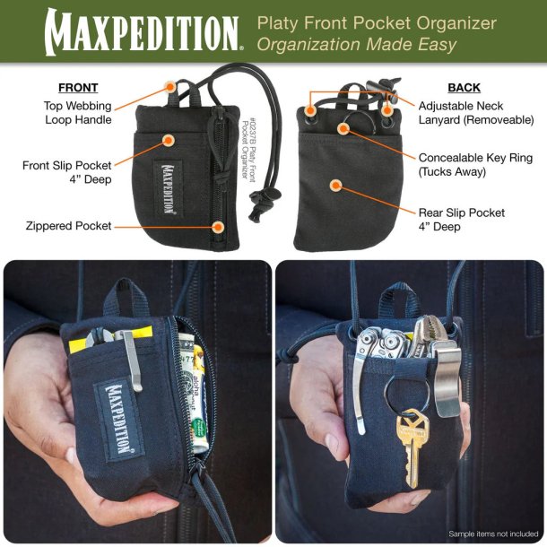 Maxpedition Platy Front Pocket Organizer