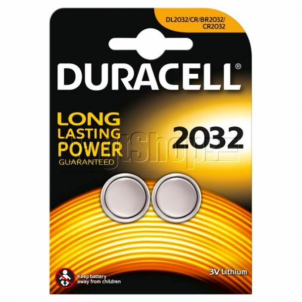 Duracell knapcelle 3 volt - 2 stk.