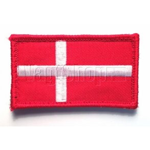 Dannebrog broderet velcromrke
