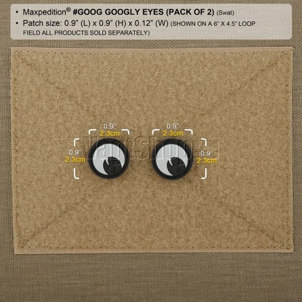 Maxpedition Googly Eyes Patch