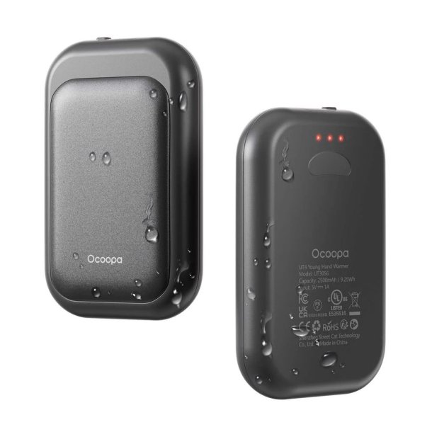 Ocoopa UT4-Young genopladelig hndvarmer - sort