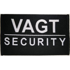 Vagt/Security skulderstrop mrke - 2 stk.