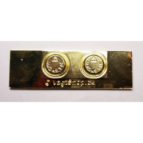 VAGT magnet pin - guld/sort