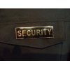 SECURITY magnet pin - guld/sort