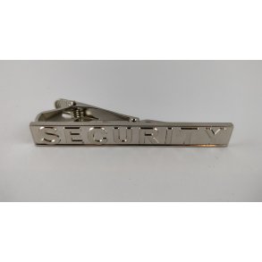 Security slipseklemme - slvfarvet