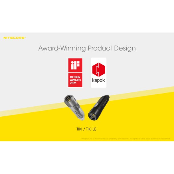 Nitecore TIKI LE - 300 lumens