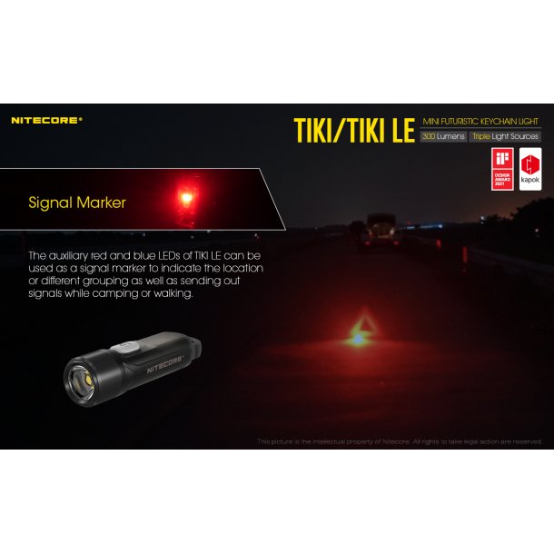 Nitecore TIKI LE - 300 lumens