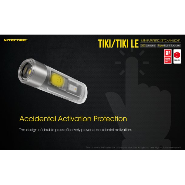 Nitecore TIKI LE - 300 lumens