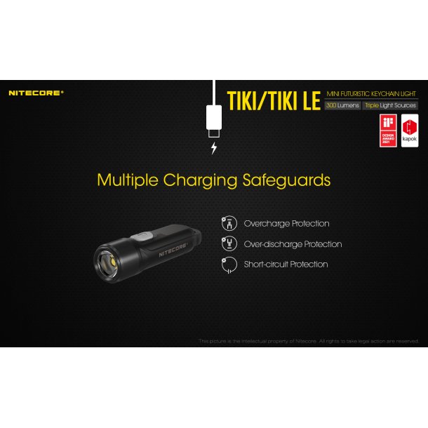 Nitecore TIKI LE - 300 lumens