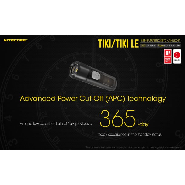 Nitecore TIKI LE - 300 lumens