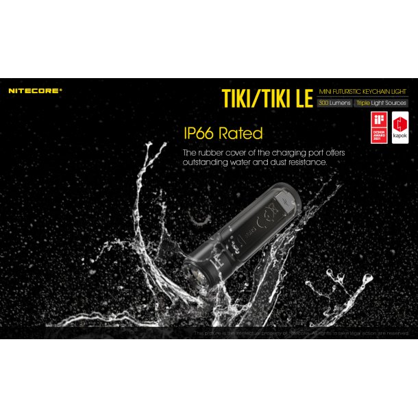 Nitecore TIKI LE - 300 lumens