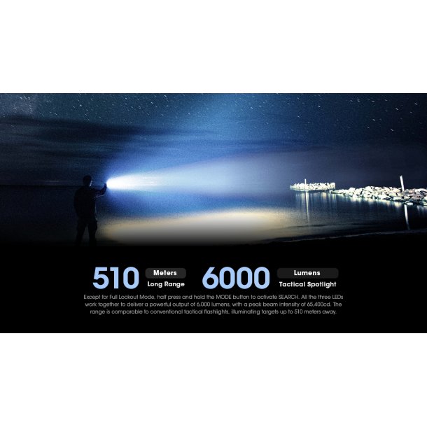 Nitecore TM9K Pro - 9.900 lumens