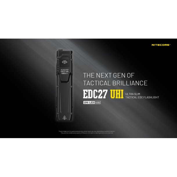 Nitecore EDC27 UHi - 3100 lumens