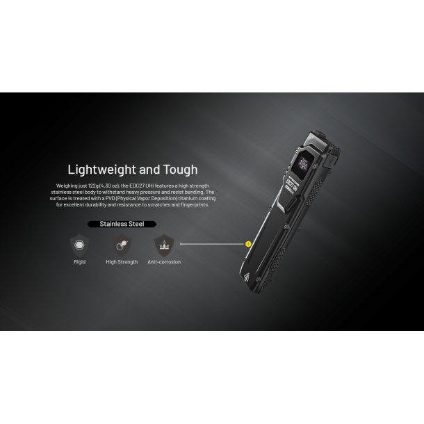 Nitecore EDC27 UHi - 3100 lumens