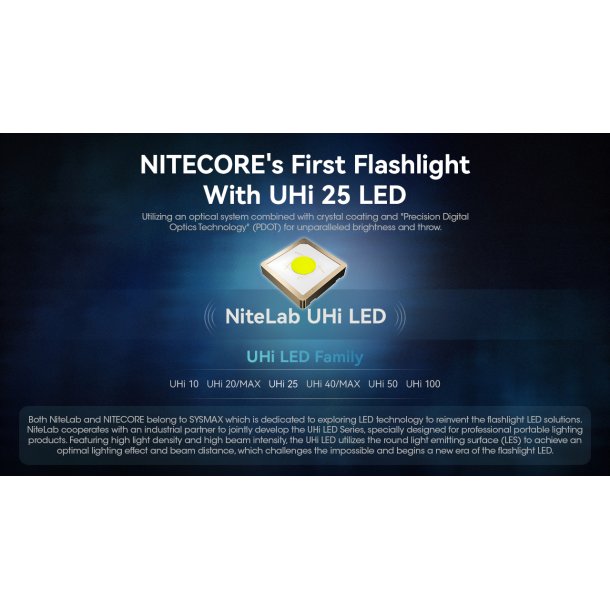 Nitecore MT1APRO - 800 lumens