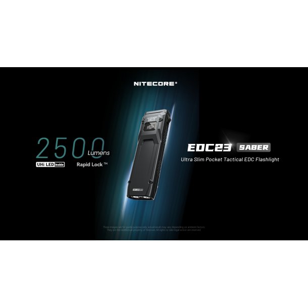 Nitecore EDC23 - 2500 lumens