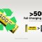 Nitecore genopladelige AA batterier - 4 stk
