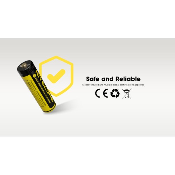 Nitecore genopladelige AA batterier - 4 stk