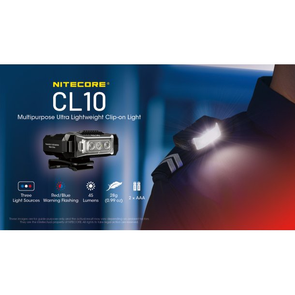 Nitecore CL10 - 45 lumens
