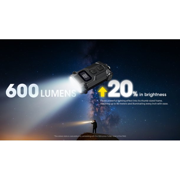 Nitecore TINI3 MCT - 600 lumens