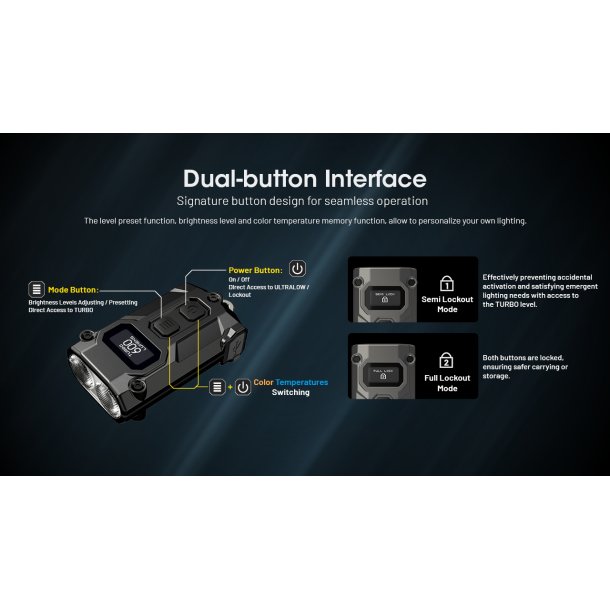 Nitecore TINI3 MCT - 600 lumens
