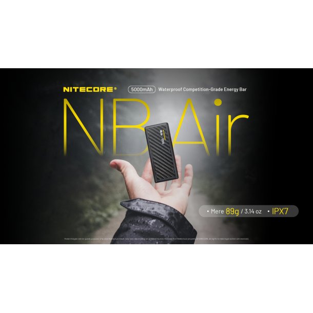 Nitecore NB Air Vandtt Power Bank - 5000 mAh