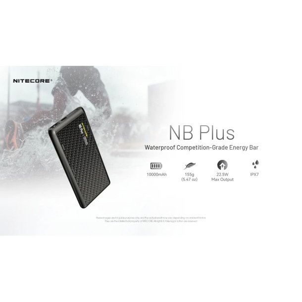 Nitecore NB plus Vandtt Power Bank - 10000 mAh