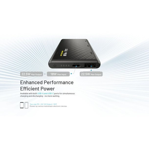 Nitecore NB plus Vandtt Power Bank - 10000 mAh