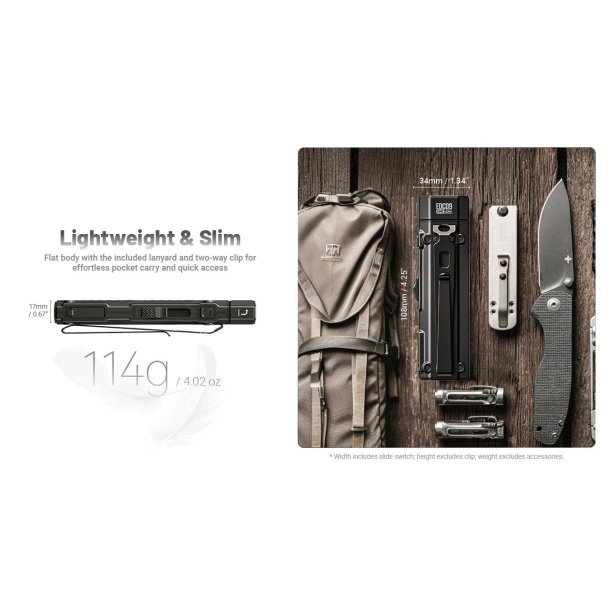 Nitecore EDC09 - 1600 Lumens