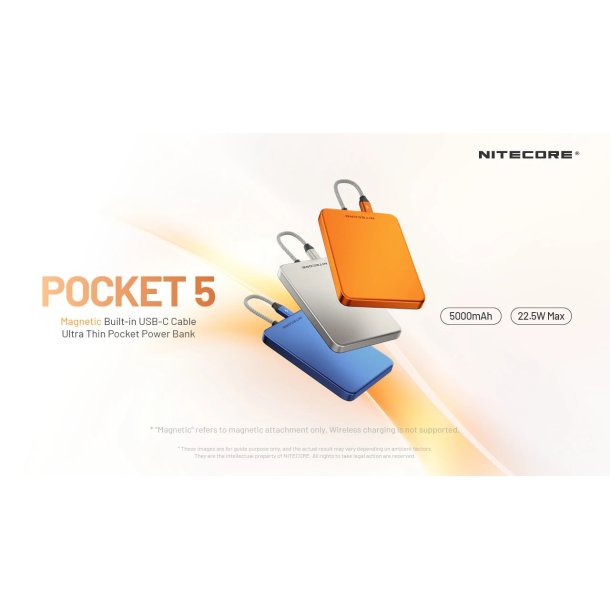 Nitecore Pocket 5 Power Bank - 5000 mAh