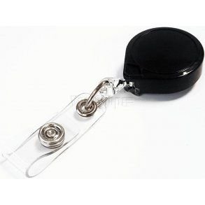 Key-Bak Mini-Bak ID holder med swivel - sort