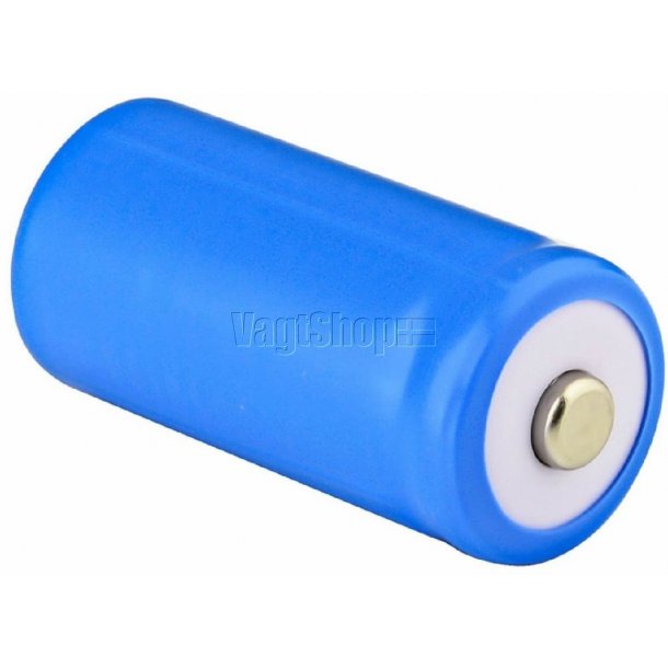 Genopladeligt 3.6 volt Lithium batteri - CR123R