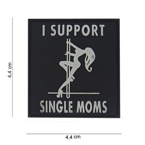 I support single moms PVC patch - sort