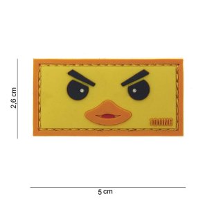 Duckface yellow PVC patch