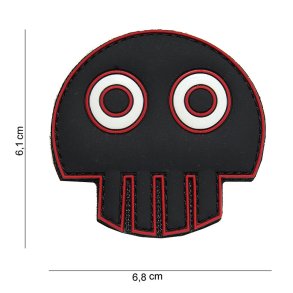 Big eye skull PVC patch