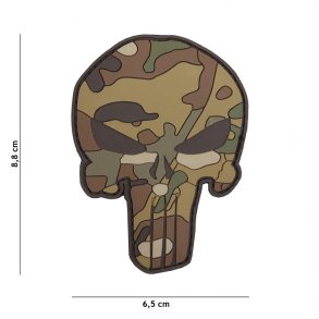 Punisher camouflage PVC patch