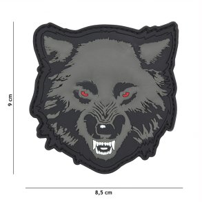 Wolf grey PVC patch