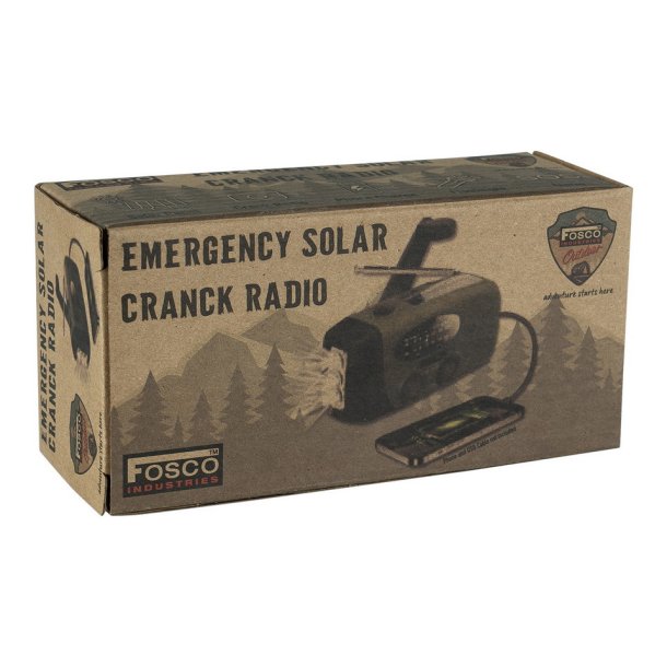 Fosco Emergency Crank Radio - ndradio