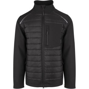 Sydney hybrid softshell jakke - sort