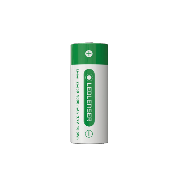 Ledlenser genopladeligt Li-Ion batteri - 26650 (5000 mAh)