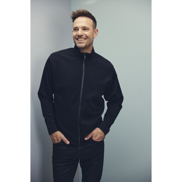 Clipper Full Zip Cardigan Stand Up Collar