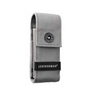 Leatherman nylon hylster m. 4 lommer og knap - gr� - medium