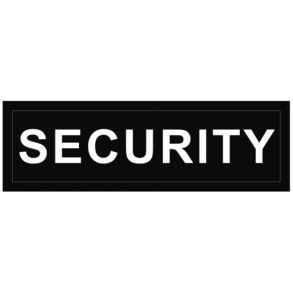 SECURITY velcro mrke