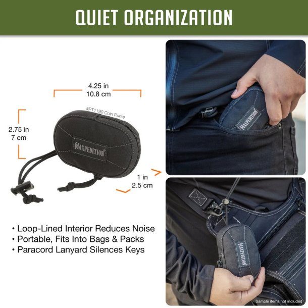 Maxpedition Coin Purse - sort